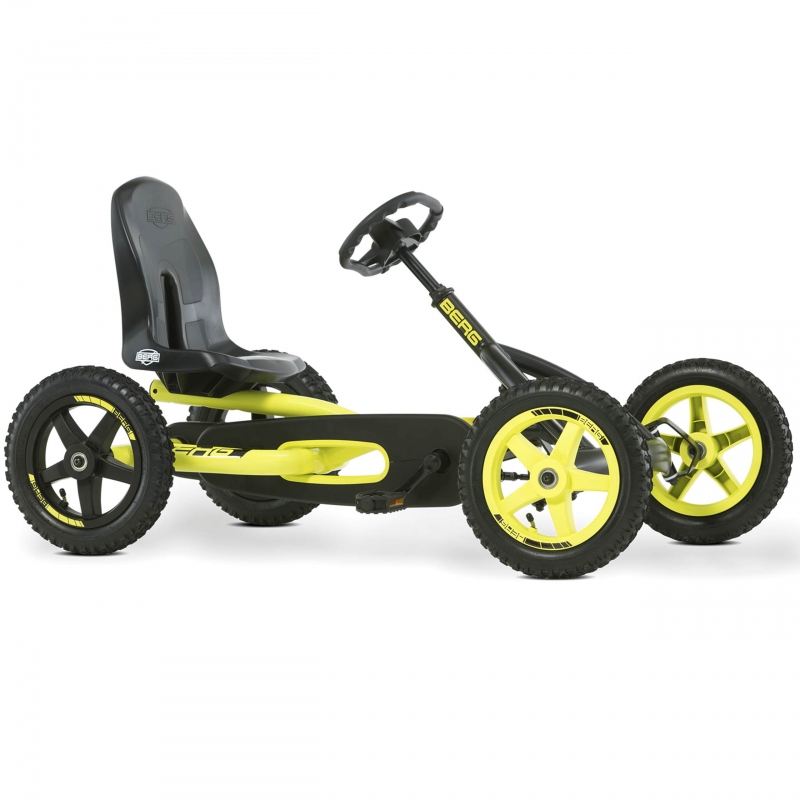 BERG Pedal Gokart Buddy Cross geltona nuo 3 iki 8 metų iki 50 kg