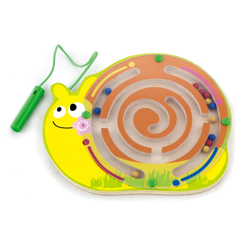 Žaidimas Viga Magnetic Maze Wooden Snail