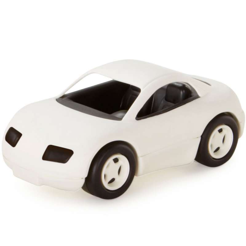 Baltas Little Tikes lenktyninis automobilis