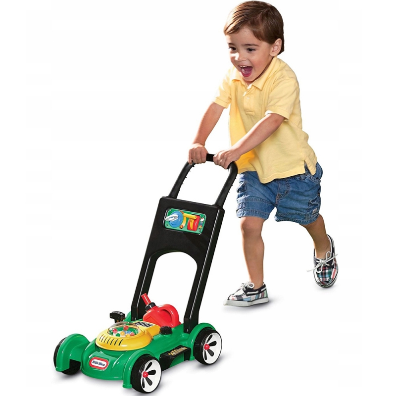 Little Tikes Vaikiška vejapjovė su garso vaikštynės stūmikliu