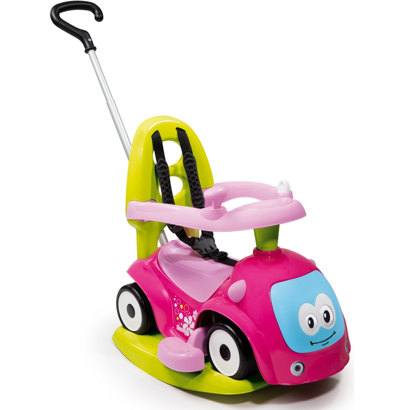 Smoby Pink Ride On Rocker Maestro Balade 4 in 1 Sound Steering Wheel