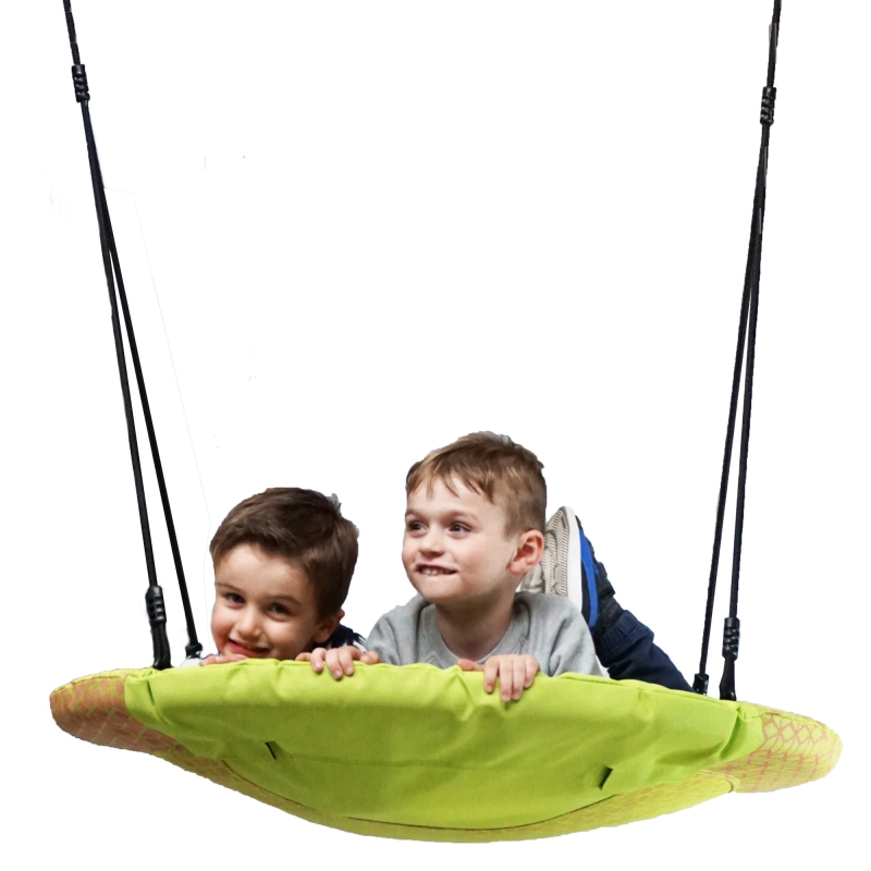 WOOPIE gandro lizdo sūpynės Winkoh Purple Lime iki 150 kg
