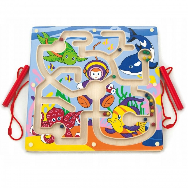 Viga Magnetic Maze medinis narų takelis