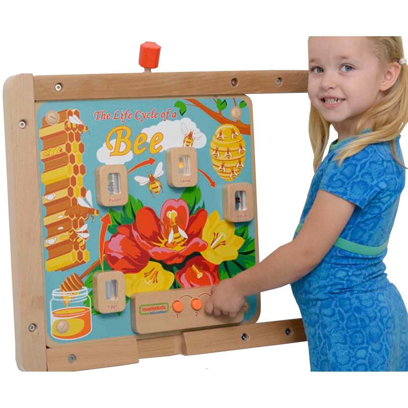 MASTERKIDZ bičių gyvavimo ciklo Flex Montessori mokomoji sieninė diagrama