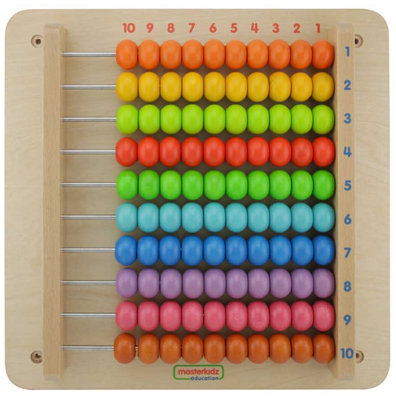 „Big Abacus“ sieninė diagrama 100 karoliukų „Masterkidz“.