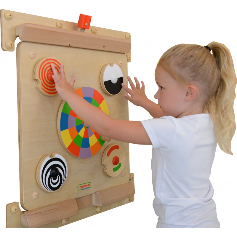 Sensorinė sieninė lenta Spining Wheels Optical Illusions Masterkidz