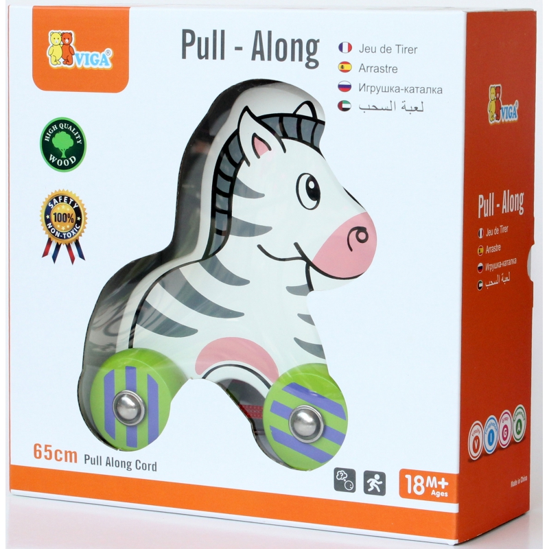 Medinis Zebra traukiamas viga