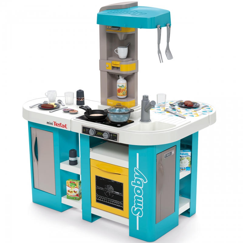 Smoby Kitchen Tefal Studio XL Bubble 34 Priedai
