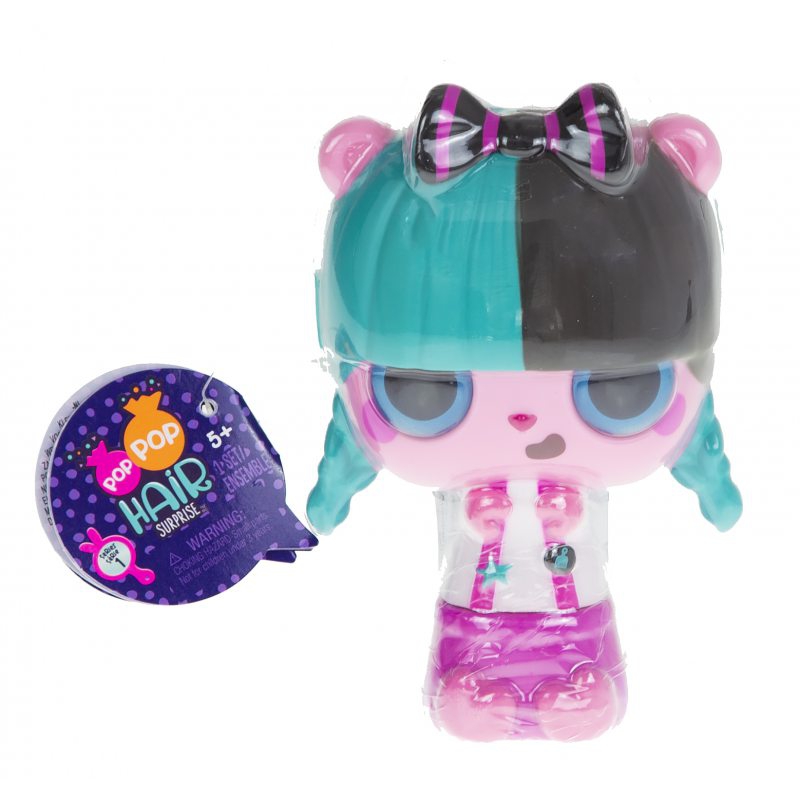 Pop Pop Hair Surprise – rinkinys su lėle ir augintiniu 3 viename – Roll – 1 serija