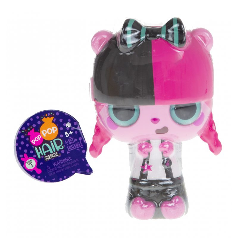 Pop Pop Hair Surprise – rinkinys su lėle ir augintiniu 3 viename – Rokas – 1 serija