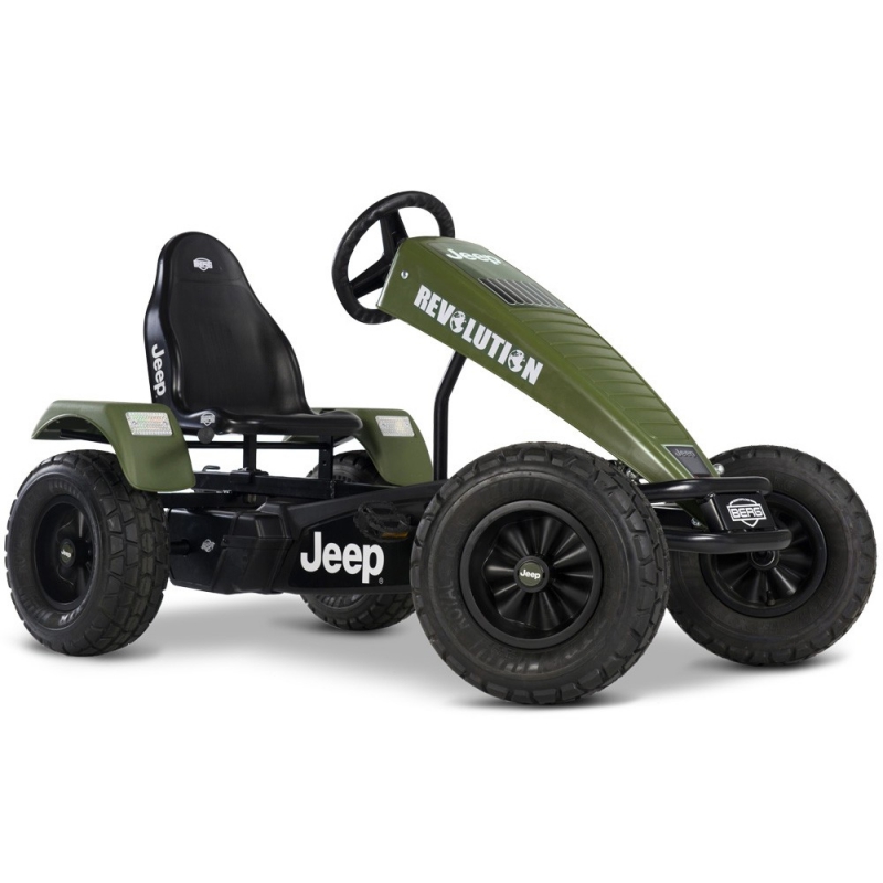 BERG visureigio pedalas Go-Kart Jeep Revolution BFR-3 Gears Pripučiami ratai nuo 5 metų iki 100 kg