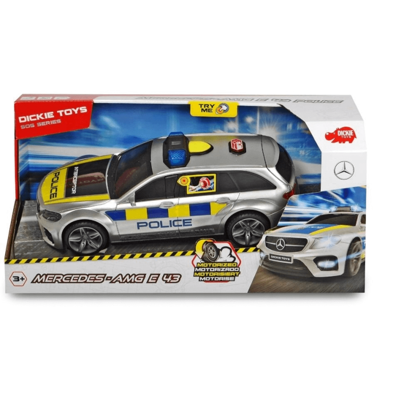 Policijos automobilis DICKIE SOS_N Mercedes-AMG E43 30 cm