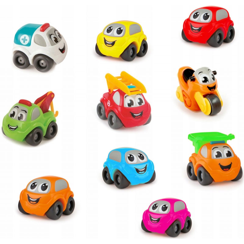 „Smoby“ 10 spalvingų „Vroom Planet“ automobilių rinkinys