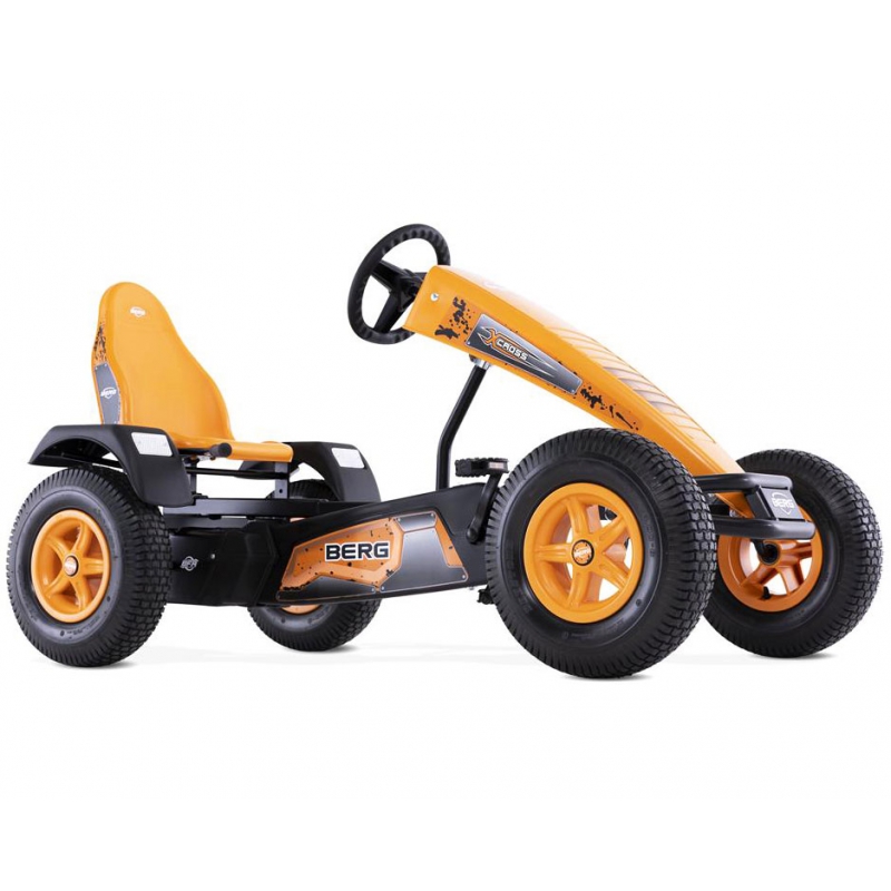 BERG Pedal Go Kart XL X-Cross BFR pripučiami ratai nuo 5 metų iki 100 kg