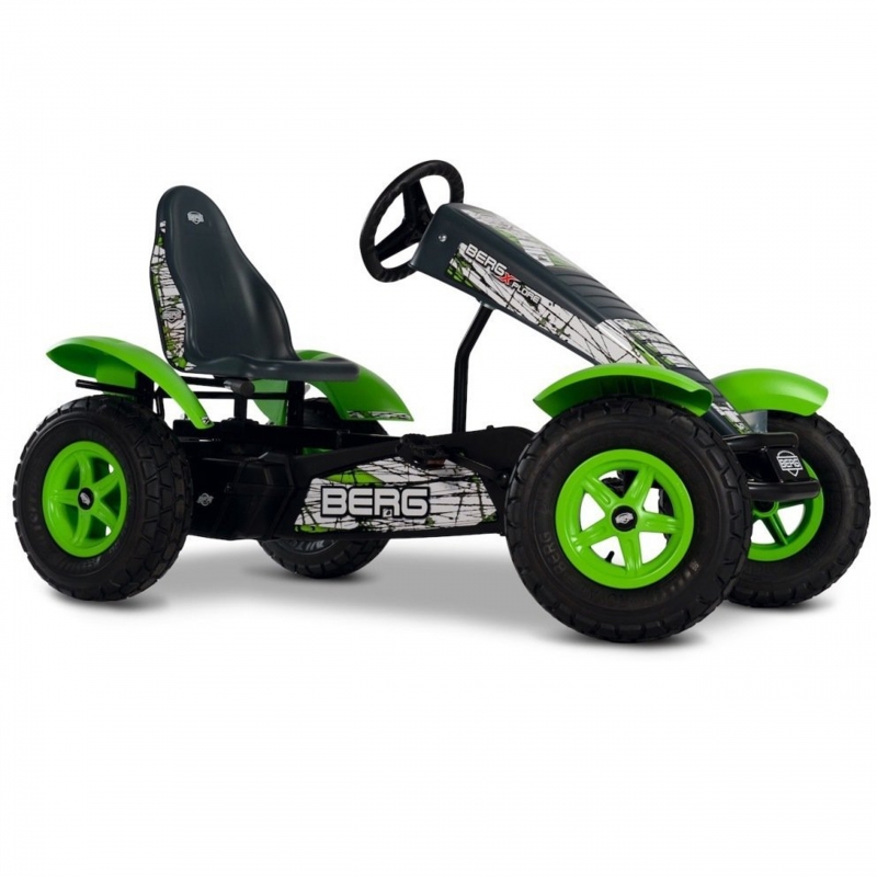 BERG Pedal Gokart XL X-Plore BFR pripučiami ratai nuo 5 metų iki 100 kg