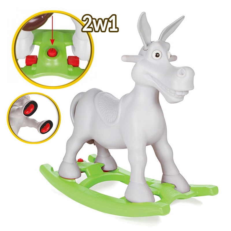 WOOPIE Bujak Ride-on Asilas sūpuojamas 2 viename