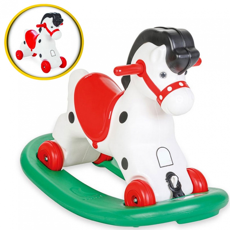WOOPIE Rocking Horse Rocker su garsu 2in1