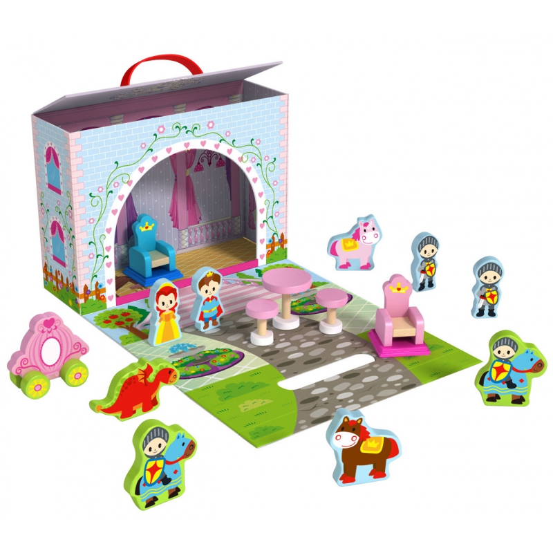TOOKY TOY Princess Tale Box teatras