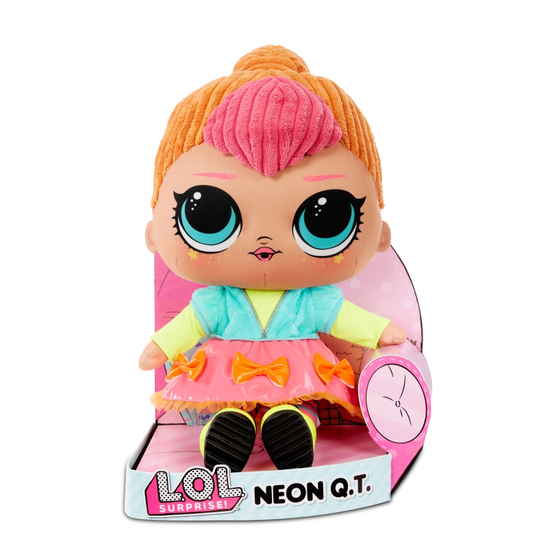 L.O.L pliušinis talismanas Neoninis QT mielas žaislas