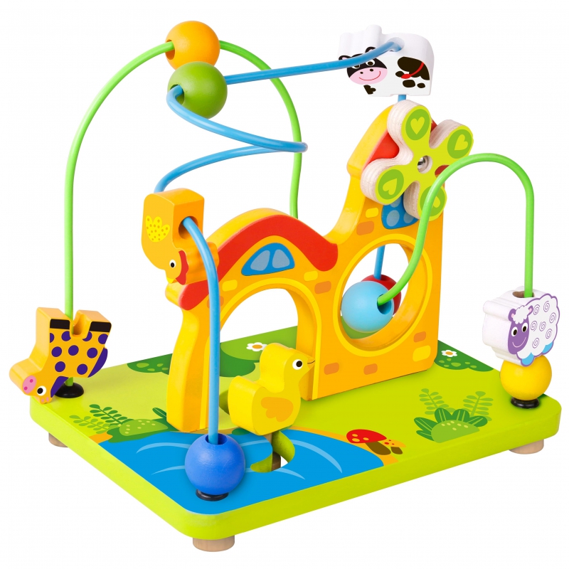 TOOKY TOY susipynusi susukta ūkio variklio kilpa su gyvūnais