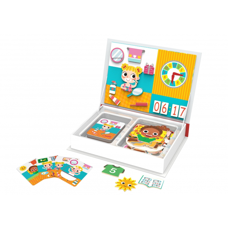 TOOKY TOY dėlionė, medinė magnetinė dėžutė