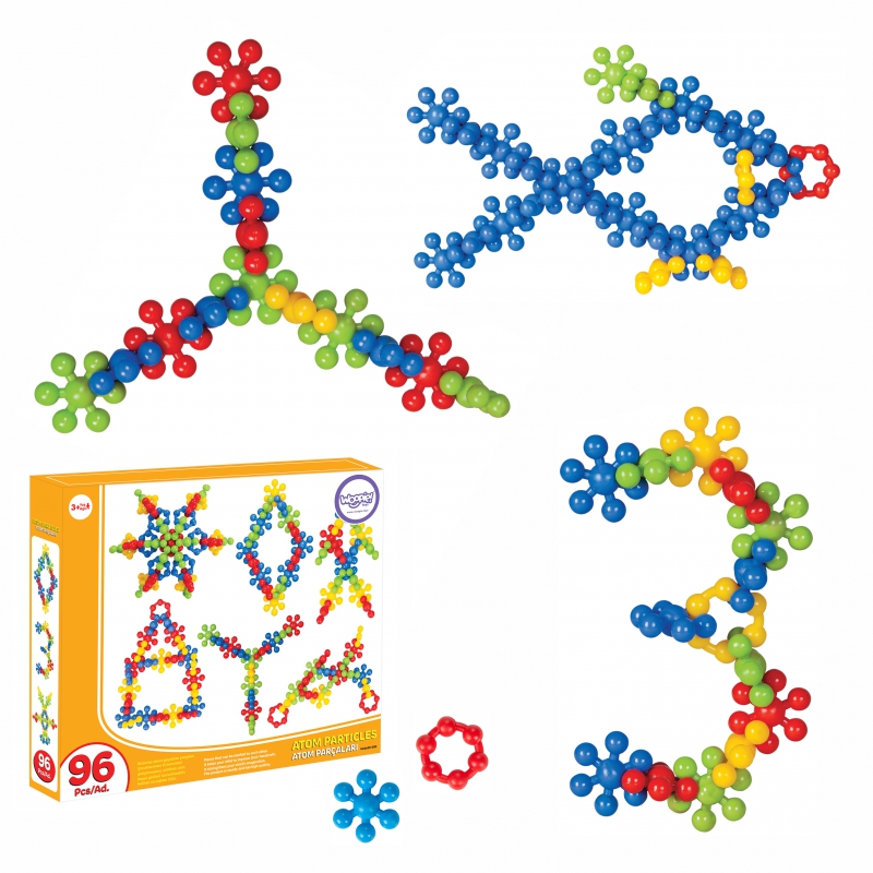 WOOPIE Atom Molecule Construction Block Set 96 El.