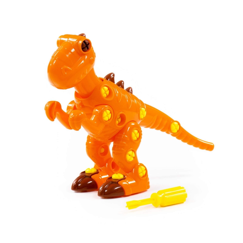 Dinozaurų blokai Tyrannosaurus su atsuktuvu 40 vnt.