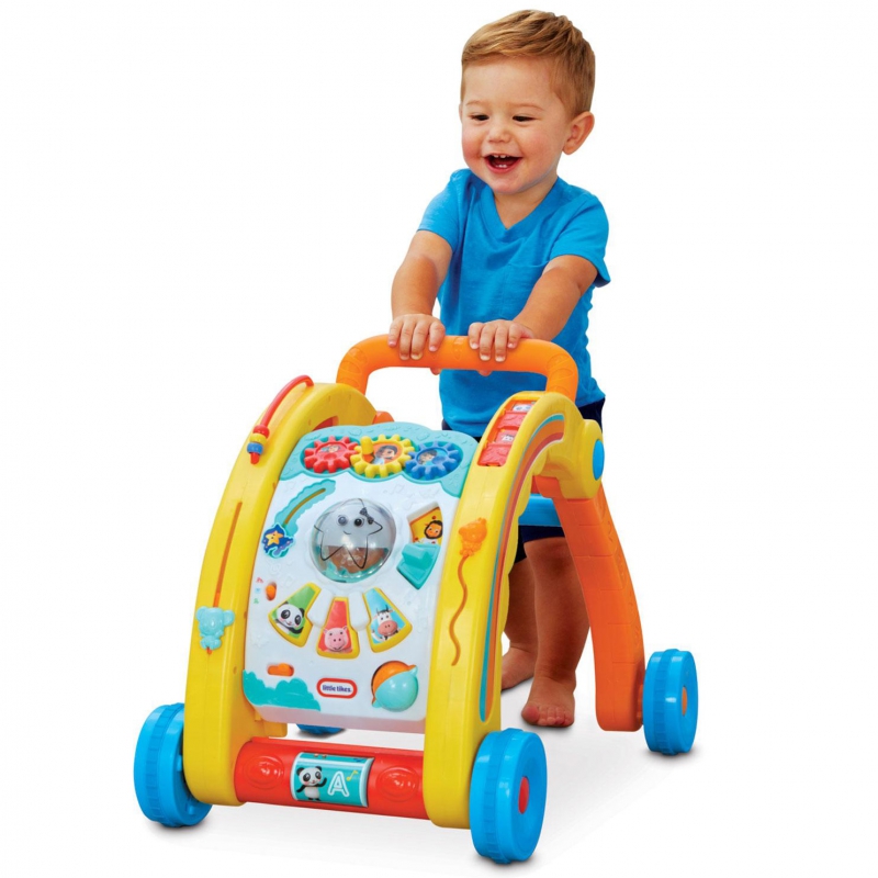 Little Tikes Baby Bum interaktyvus vaikštynės 3in1 stūmimo stalas