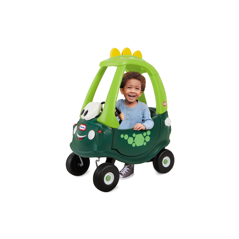 Little Tikes Cosy Coupe Dino Ride On Go Green Pushchair Car