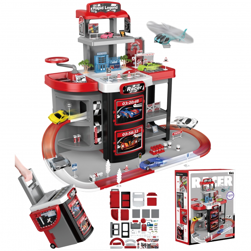 WOOPIE Mega Parking Garage 2in1 Lagaminas 65 vnt.