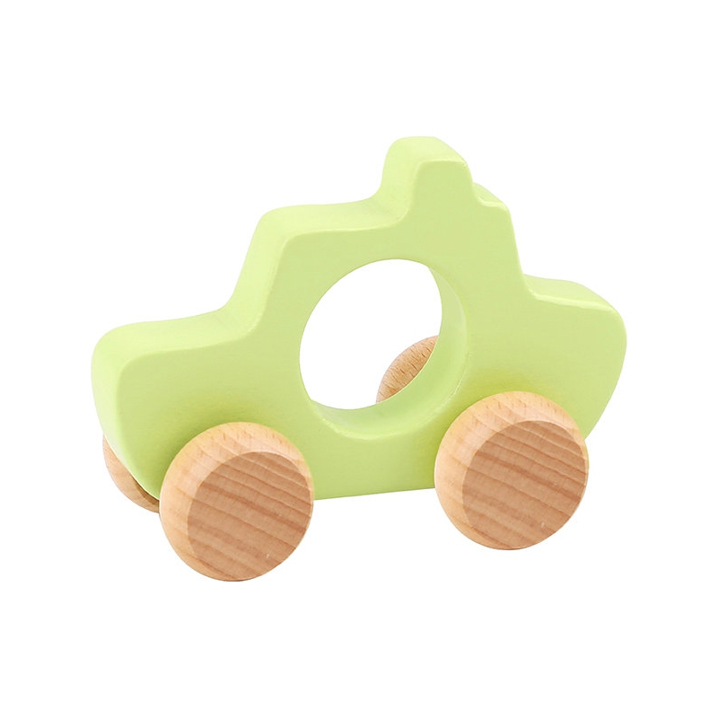 TOOKY TOY medinis automobilinis stumdomasis laivas vaikams