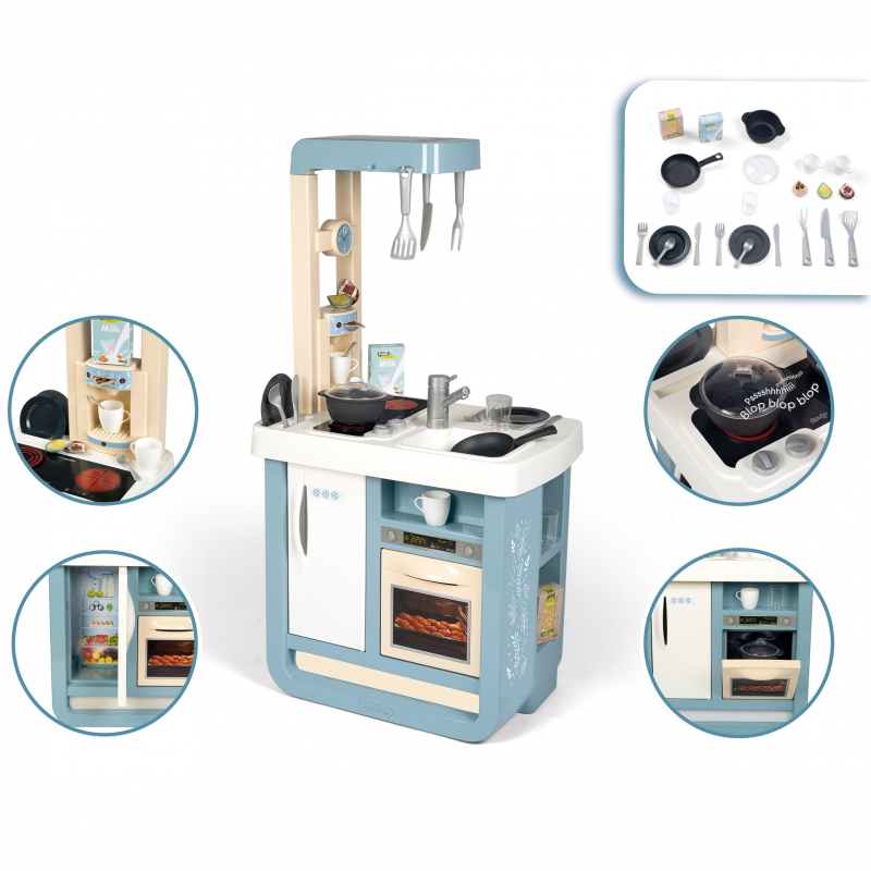SMOBY Bon Appetit Kitchen Blue Electronic