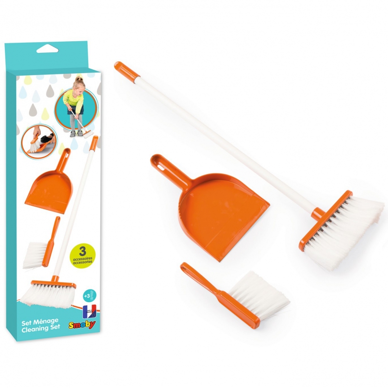 SMOBY Valymo rinkinys Šepetys Šepetys Dustpan