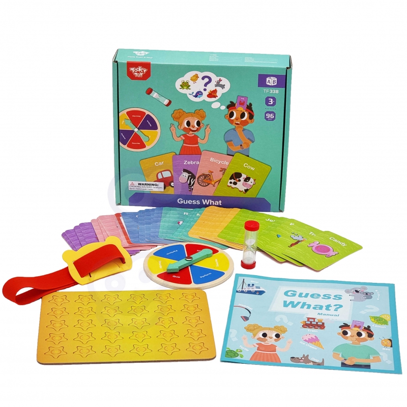 TOOKY TOY Loginis žaidimas Atspėk, kas aš esu Dėlionė vaikams 96 vnt.