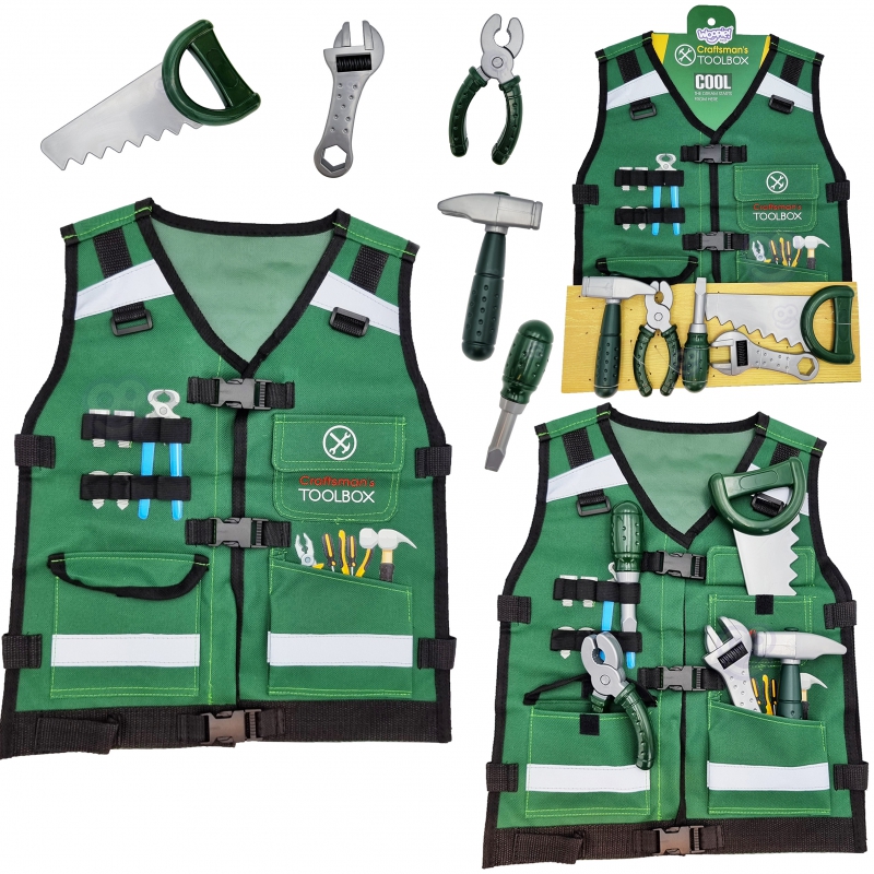 WOOPIE DIY Tool Vest Tool Set Atsuktuvas Hammer 6 vnt.
