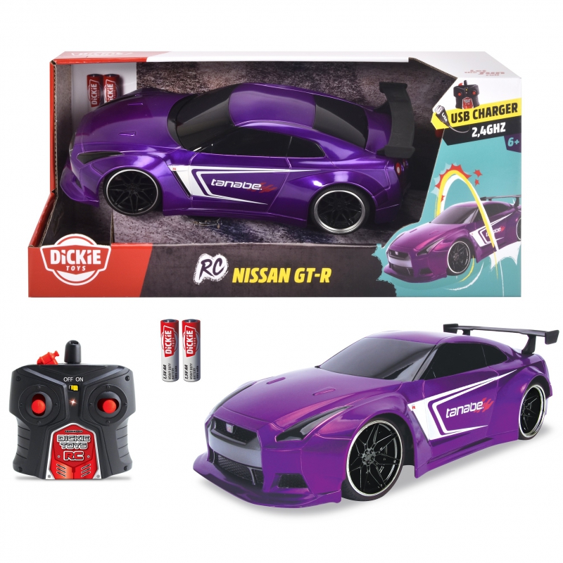 DICKIE nuotolinio valdymo automobilis RC Nissan GT-R