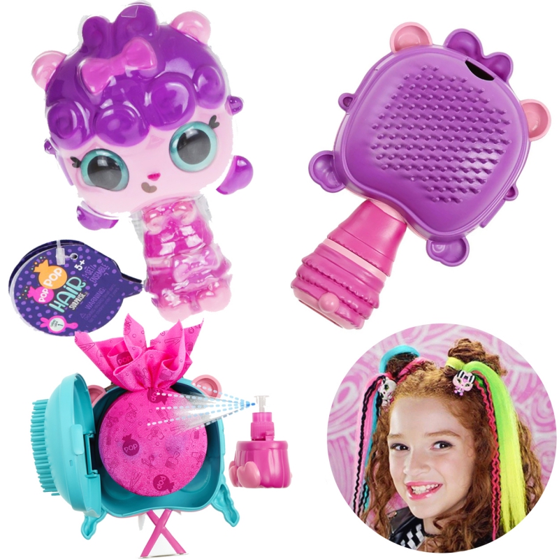 Pop Pop Hair Surprise – rinkinys su lėle ir augintiniu 3 viename – išgalvotas – 1 serija