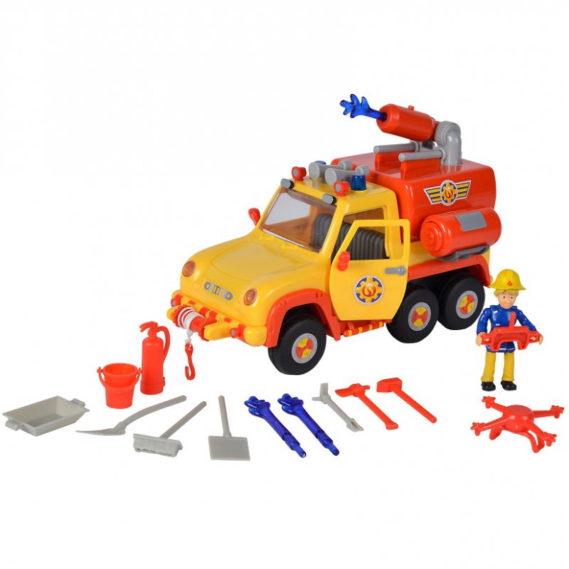 SIMBA ugniagesys Sam Venus 2.0 Vehicle Firetruck Veiksmo figūrėlė Penny