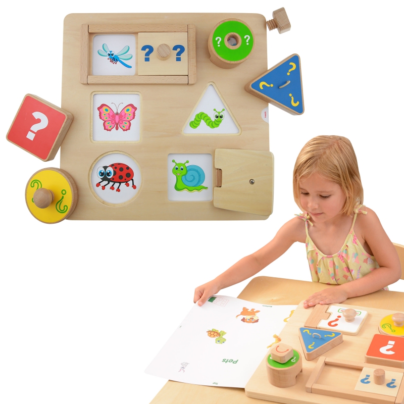 MASTERKIDZ edukacinė taryba, įsimenanti Montessori mokymąsi