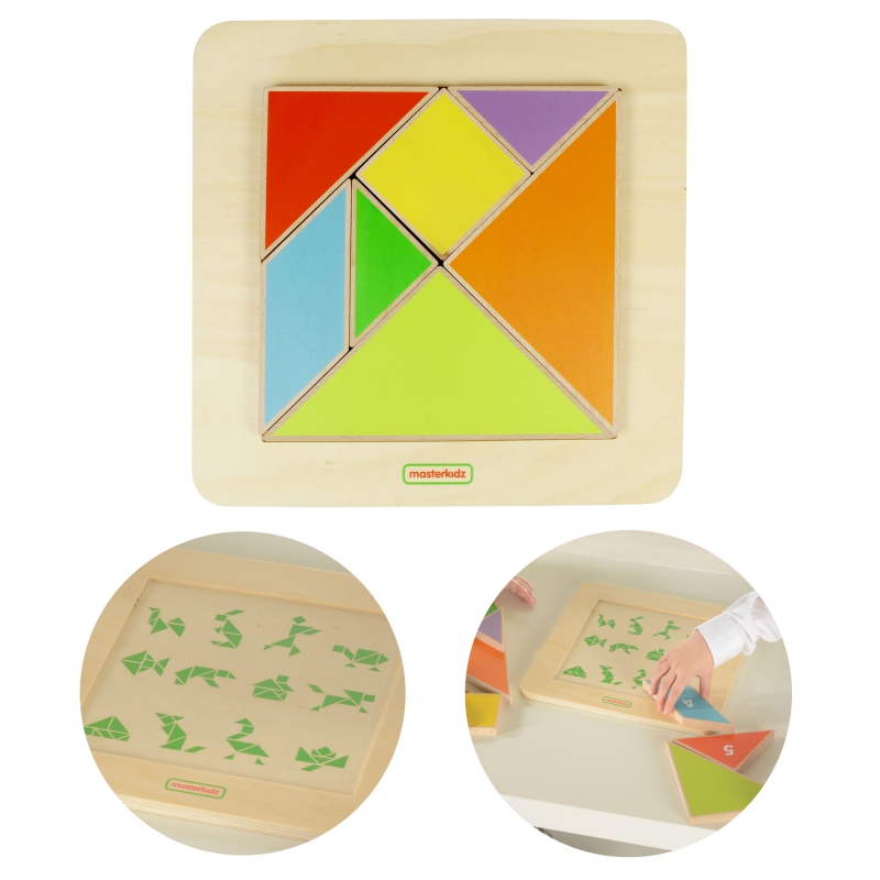 Mokomoji dėlionė Tangram Skaičiai Masterkidz