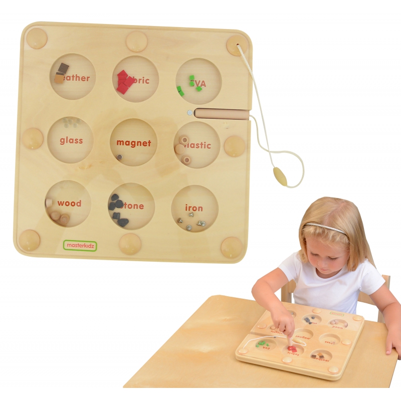MASTERKIDZ Kas traukia magnetą mokomasis žaidimas Montessori lenta