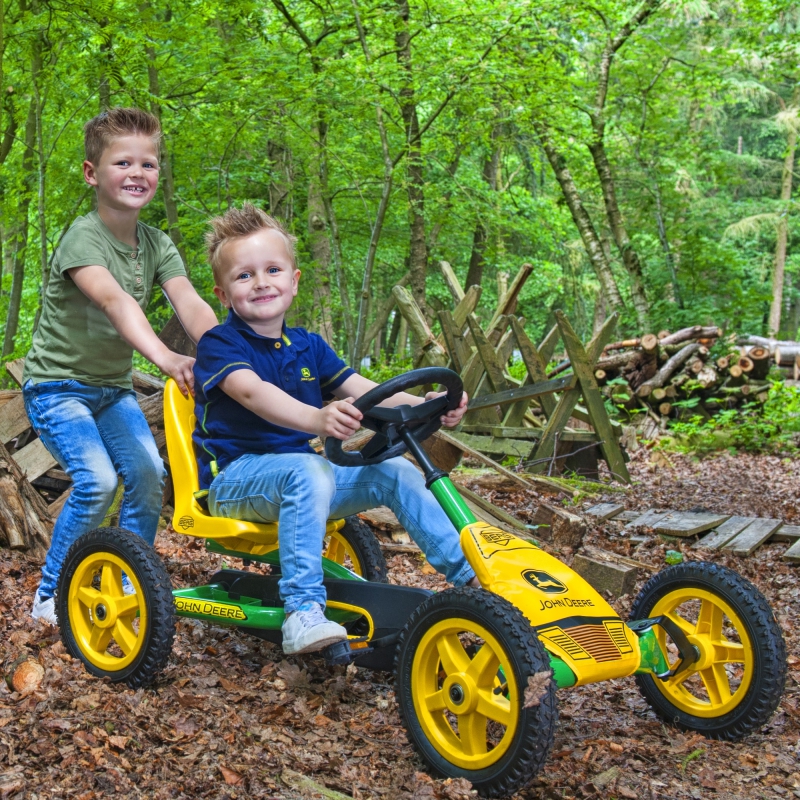 BERG Gokartas su Buddy John Deere pedalais, 3-8 m., iki 50 kg