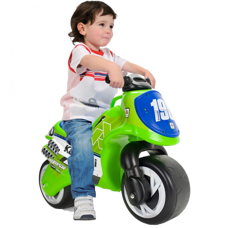 INJUSA Kawasaki Ride On Balance Bike vaikams