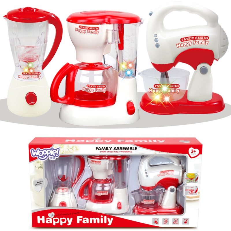 WOOPIE Buitinės technikos rinkinys vaikams 3in1 Mixer Blender Virtuvės kombainas