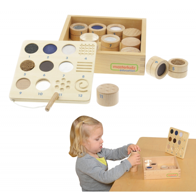 „Gess by Touch“ medžiaga ir tekstūra 12 Montessori elementų