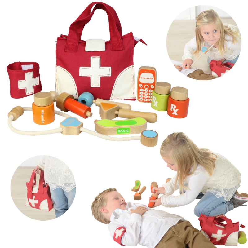 Mano pirmasis Masterkidz Little Doctor rinkinys + krepšys