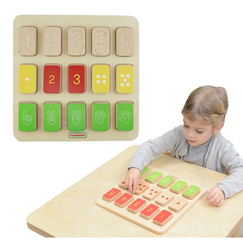 MASTERKIDZ edukacinė taryba dėlionės mokymosi skaičiavimas Montessori