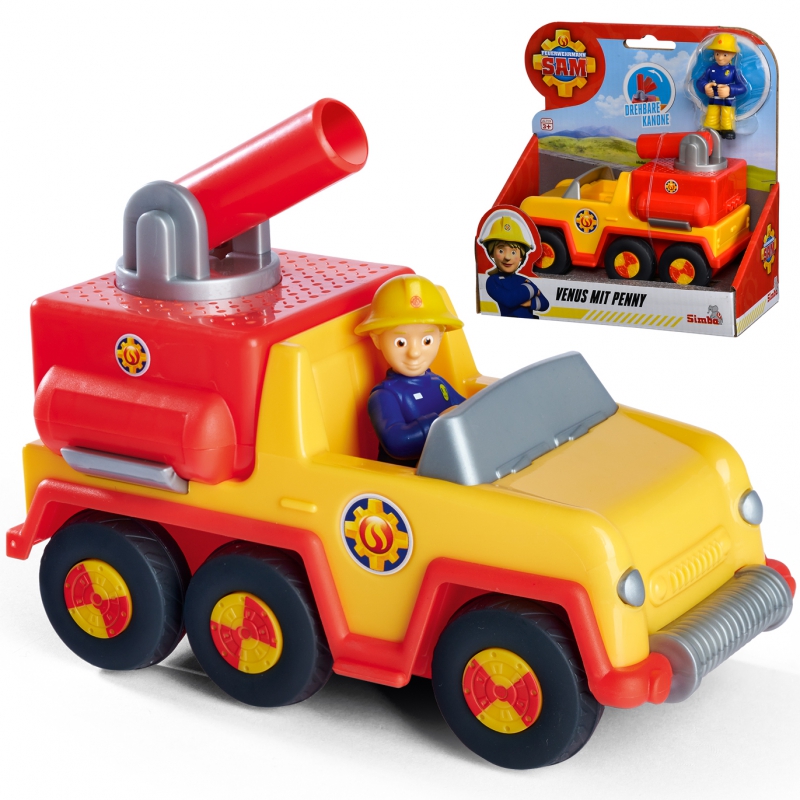 Simba ugniagesio Sam Venus minifigūra transporto priemonė