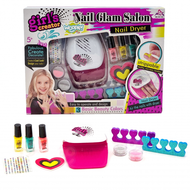 WOOPIE ART&FUN nagų dažymo rinkinys vaikams