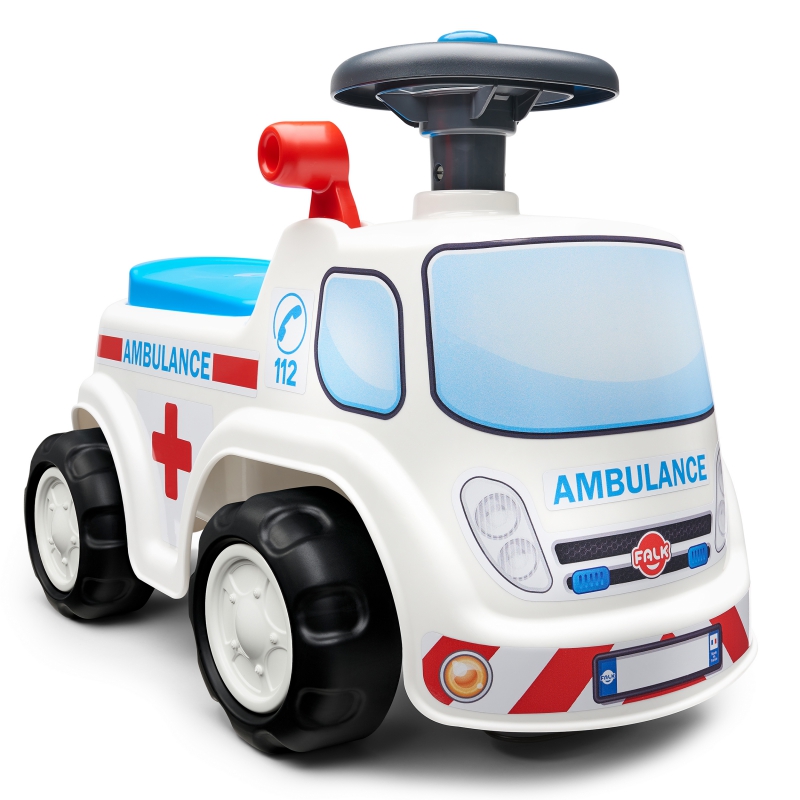 FALK greitosios pagalbos automobilis su garso signalu nuo 1 metų